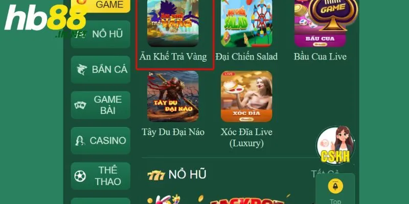Ăn Khế Trả Vàng - Game Slot Đỉnh Cao Có Tại Nhà Cái HB88